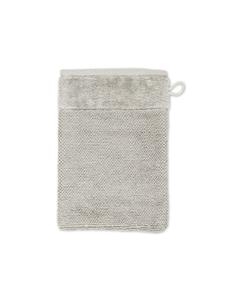 Möve Моющая рукавица Bamboo Luxe серебристо-серого цвета