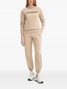 Толстовка с круглым вырезом и принтом логотипа KARL LAGERFELD, нейтральный