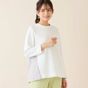 Полосатый пуловер Lobjie, цвет White