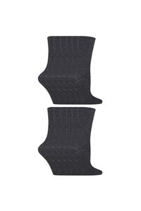 12 пар разноцветных хлопковых носков в упаковке Sock Snob, серый