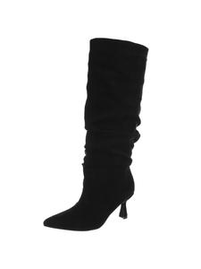 Ital-Design Черные туфли на высоком каблуке