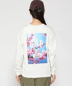 Футболка оверсайз с логотипом SAKURA GAP