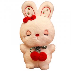 Очаровательные вишневые кролики плюшевые куклы высота 30см/37см/50см/70см Fox fairy, белый