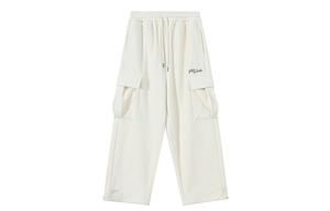 Карго штаны повседневные унисекс F426, экрю