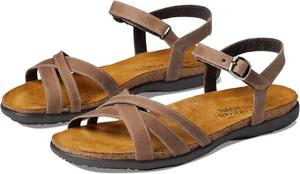 Сандалии на плоской подошве Patricia Naot, цвет Oily Bark Nubuck