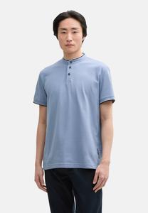 Базовая футболка MIT STEHKRAGEN TOM TAILOR, синий