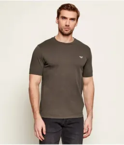 Футболка slim fit Emporio Armani, хаки