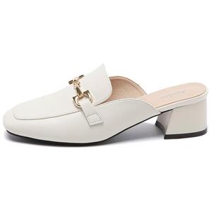 Сандалии с закрытым носком 5 см женские AGSDON, Beige