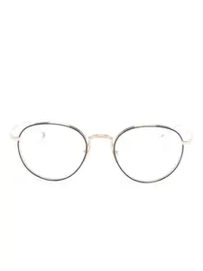 Очки в круглой оправе Thom Browne, золотистый
