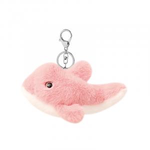 Европейская норка дельфин, брелок хлопающая кольцо куклы плюшевый кулон 12см/23см высота Julebaby, розовый