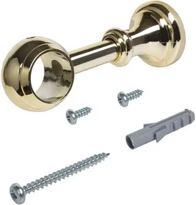 Опора Liedeco "Thuringia", (1 шт.), для карнизов Ø 28 мм Длина: 16,5 см, цвет messingfarben