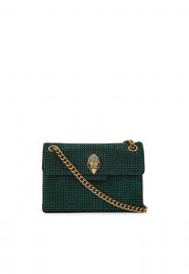 Сумка кросс-боди Kurt Geiger London MINI KENSINGTON, Green Comb/Dark Green