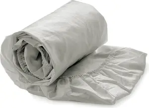 Простыня на резинке Heckett and Lane Elementi 160x200+40 см. Простыня на резинке Cloud Grey 160x200, однотонная Cloud-Grey. Heckett & Lane