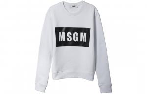 MSGM Белая женская толстовка