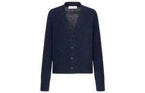 Кашемировый свитер женский темно-синий Dior