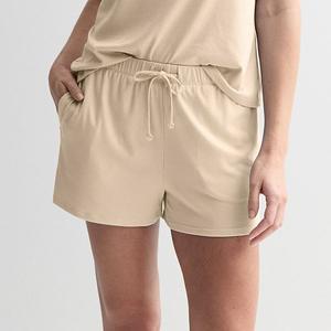 Женские рифленые шорты для пижамы Sonoma Goods For Life, White Oak