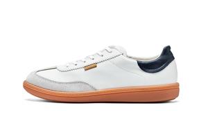 Ecco SS26 SOFT 11 Collection Low top German Army Trainers Women's White