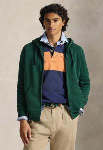 Толстовка Polo Ralph Lauren GARMENT-DYED FLEECE FULL-ZIP HOODIE, Frond Green/Green