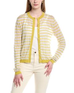 Lafayette 148 New York Мятный кардиган