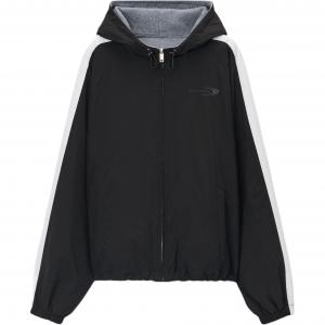 Alexander Wang Реверсивная худи с молнией реглан, Black
