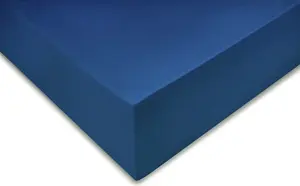 Простыня на резинке Satinado 90x210-220+35 см. Темно-синий. Zo!Home