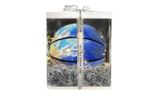 PEAK Баскетбольный мяч PU Basketball Blue Yellow Size 7 для тренировок унисекс