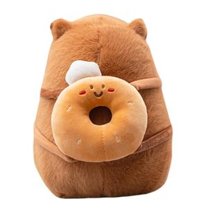 Плюшевая кукла Creative Capybara высотой 25см/35см/45см Fat Fat Dragon