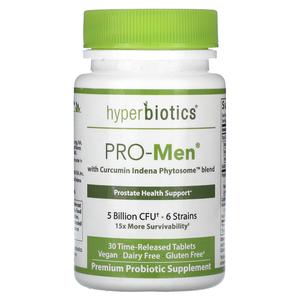 Добавка Hyperbiotics PRO-Men со смесью фитосом куркумина , 30 таблеток пролонгированного действия