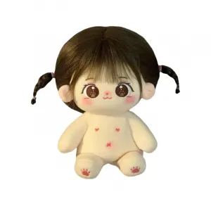 Мягкая игрушка из хлопковой ткани Cute Emoji Miaomiao, реверсивная кукла, высота 20 см Dolls and bears dance