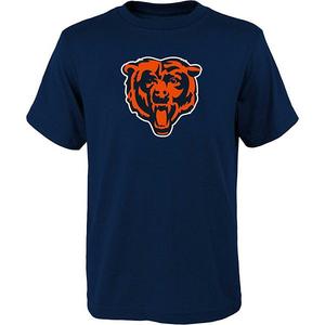 Футболка Youth navy с логотипом Chicago Bears Outerstuff