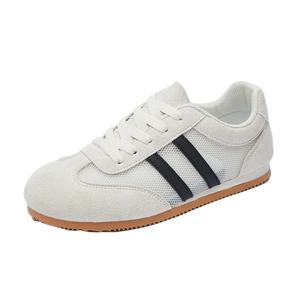 Alxnan Дышащие легкие противоскользящие женские кэжуал кеды лоу-топ бежево-серые, цвет Beige Gray