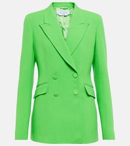 Двубортный пиджак Stephanie из девственной шерсти Gabriela Hearst, Fluorescent Green