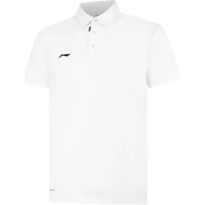 Polo-футболка Li-Ning мужская стандартная белая тонкая