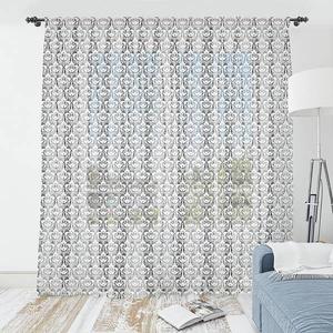 Штора Abakuhaus Antiquität 2 шт, 274x210x0,5 см цвет charcoal grau und weiß