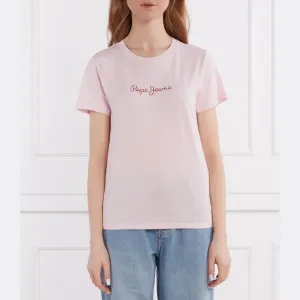 Футболка Lorette стандартного кроя Pepe Jeans London, розовый