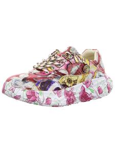 LAURA VITA Фиолетовые кроссовки на шнуровке