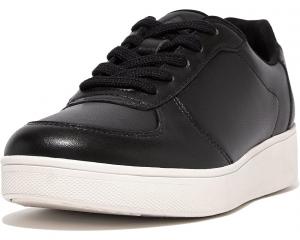 Кроссовки FitFlop Rally Leather Panel Sneakers, черный