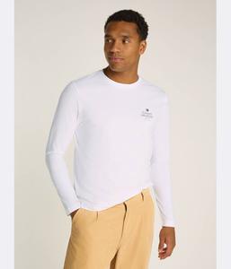 Лонгслив мужской Tommy Hilfiger Regular Fit, белый
