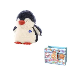 Плюшевая кукла Little Penguin высотой 25см/35см MORTEN SOLUM, темно-синий