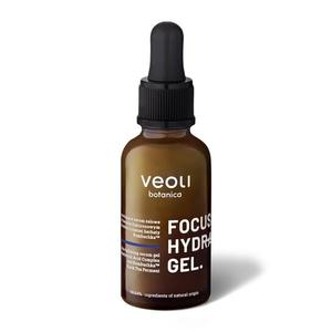 Ультраувлажняющая гелевая сыворотка с тройной гиалуроновой кислотой и ферментом черного чая Kombuchka™ FOCUS HYDRATION GEL, 30 мл Veoli Botanica
