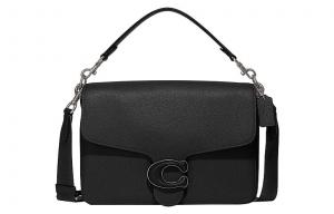 COACH Сумка-мессенджер Tabby Cow Leather With Leather, женская сумка, наплечная сумка, кросс-боди большая black