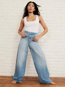 Джинсы с высокой талией и расклешенными штанинами Mint Velvet, Blue/Multi