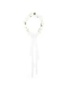 Повязка на голову на завязках Colorichiari, белый