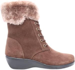 Женские зимние повседневные ботинки Propet Winslow с молнией, на низком каблуке 1-2" - коричневые