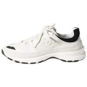 CHANEL 25A Низкие повседневные туфли женские белые