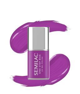 Гель-лак для ногтей Semilac One Step 3in1 UV Gel Polish, S760 Hyacinth Violet, 7 ml