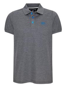 Рубашка-поло из пике, стандартный крой, антрацитового цвета Rusty Neal