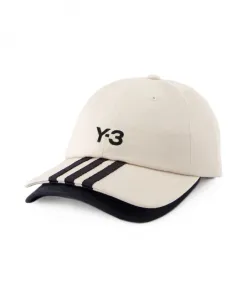 Белая хлопковая кепка - произведено во Вьетнаме. Y-3, белый