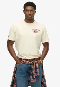 Футболка с принтом «торговые инструменты» Superdry & Co, Dusty White