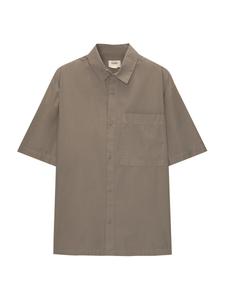 Комфортная рубашка Pull&Bear, цвет Muddy Colored